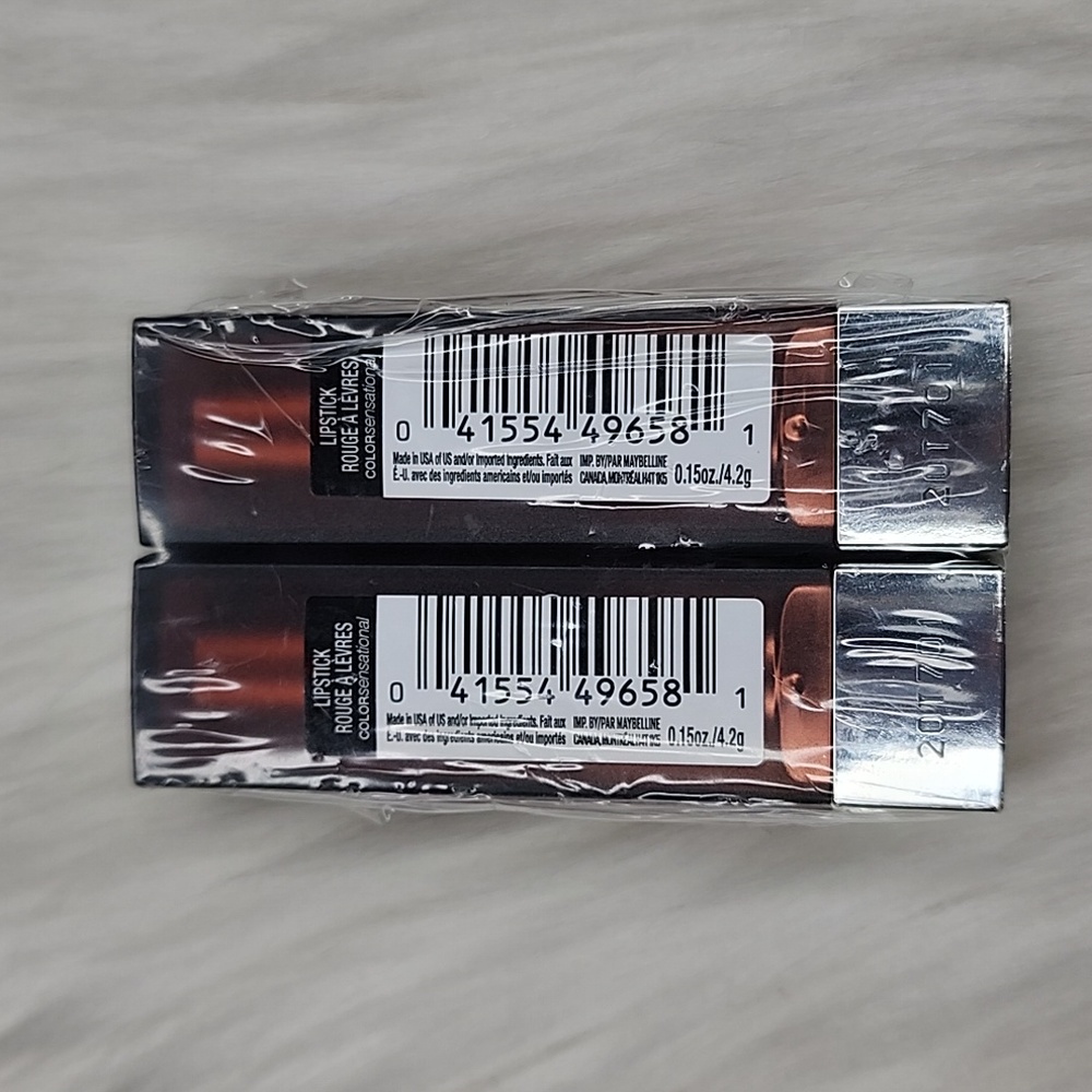(2) Maybelline Color Sensational Matte Finish Hydrating Lipstick Toasted Truffle - Picture 2 of 8